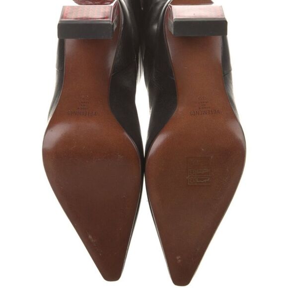 Vetements Leather Boots - Picture 5 of 5